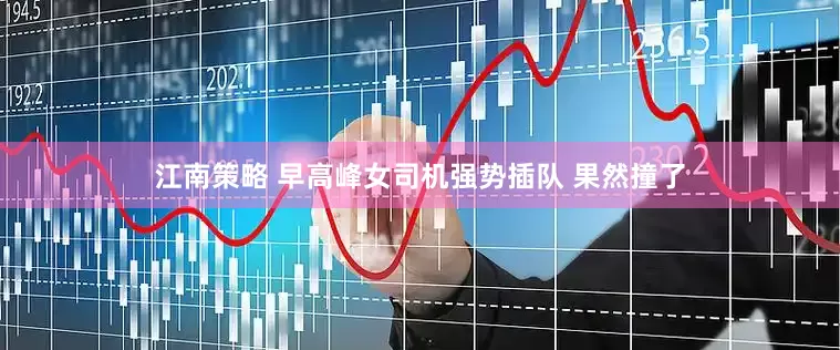 江南策略 早高峰女司机强势插队 果然撞了