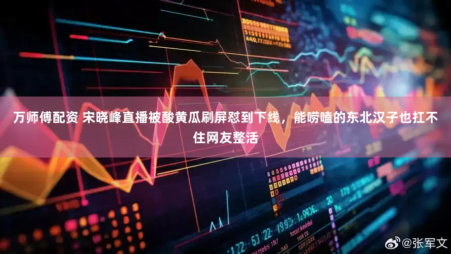 万师傅配资 宋晓峰直播被酸黄瓜刷屏怼到下线，能唠嗑的东北汉子也扛不住网友整活