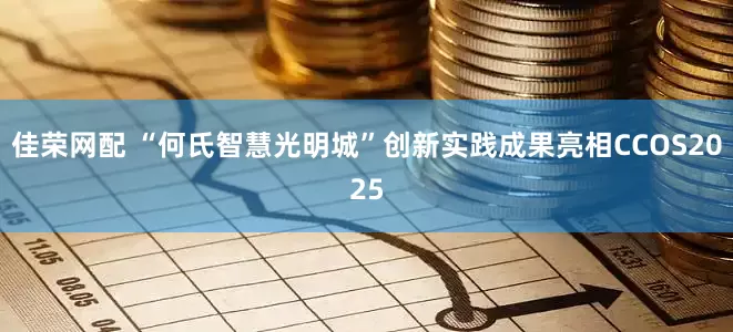 佳荣网配 “何氏智慧光明城”创新实践成果亮相CCOS2025